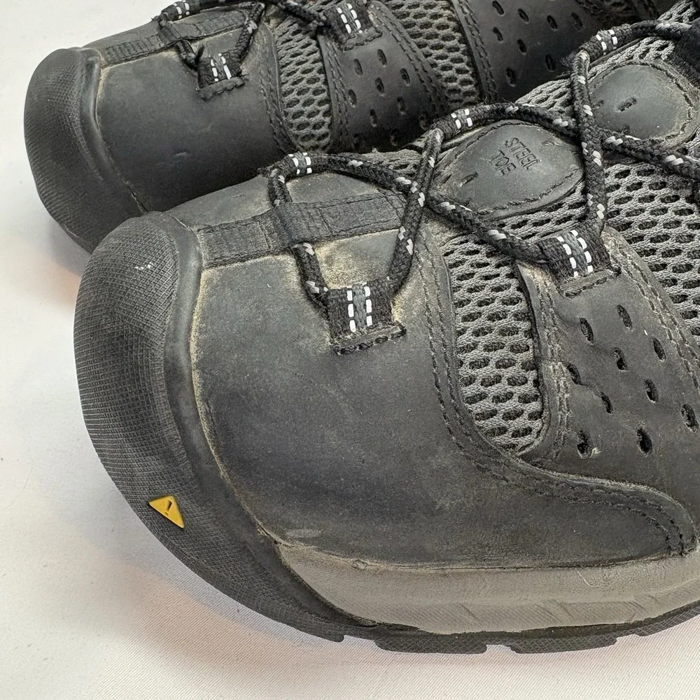 Keen Atlanta Cool II Steel Toe Men's US 10.5 D Black Gray Resistant Work Boots